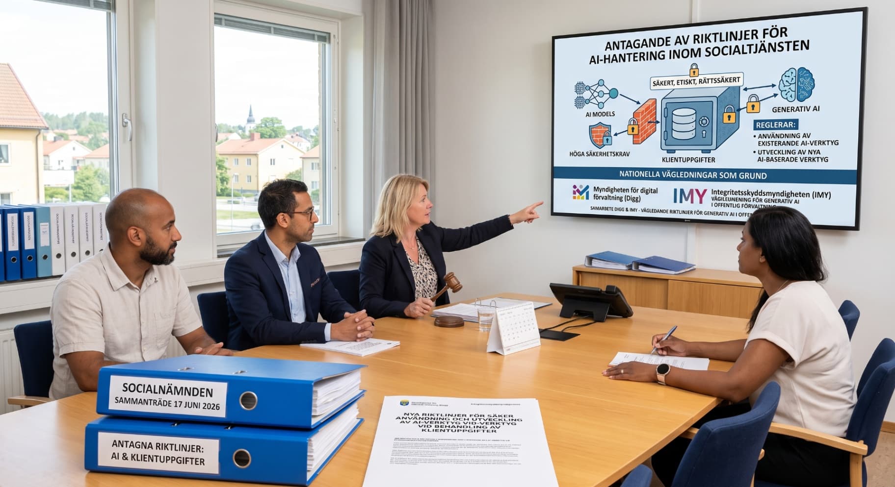 Antar nya AI-riktlinjer för känsliga uppgifter